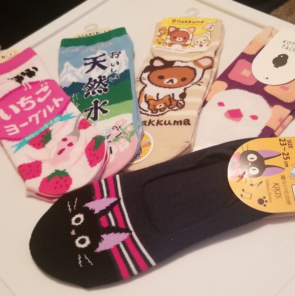Kawaii Japanese socks pack Sold